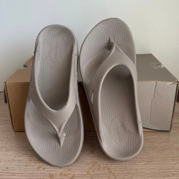 OFFOS OOlala Tan Recovery Slides - SZ Men 5- Women 7 - Picture 1 of 10